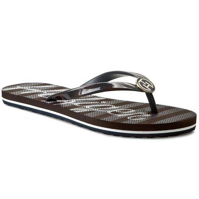 Chanclas Tommy Hilfiger Int Sandie 22 R FW56819407 Coffee Bean