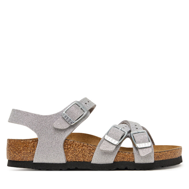 Sandały Birkenstock Kumba 1030536 S Srebrny - dziewczęce