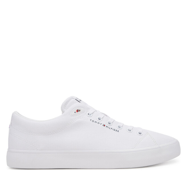Tenisówki Tommy Hilfiger Th Hi Vulc Low Core Canvas - Biały