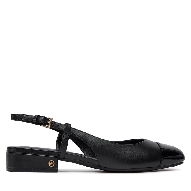 Sandały MICHAEL Michael Kors Perla Flex Sling Flat - Czarny