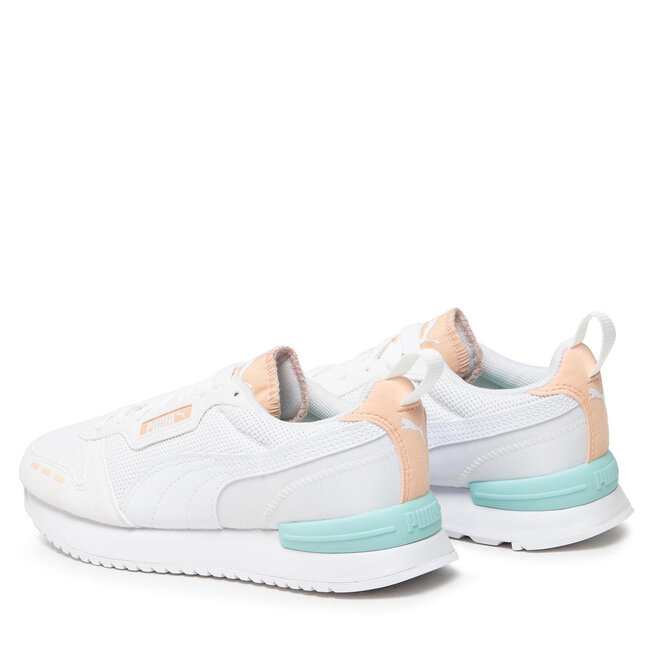 Puma Sneakersy Puma R78 373117 41 White/White/Peach Parfait