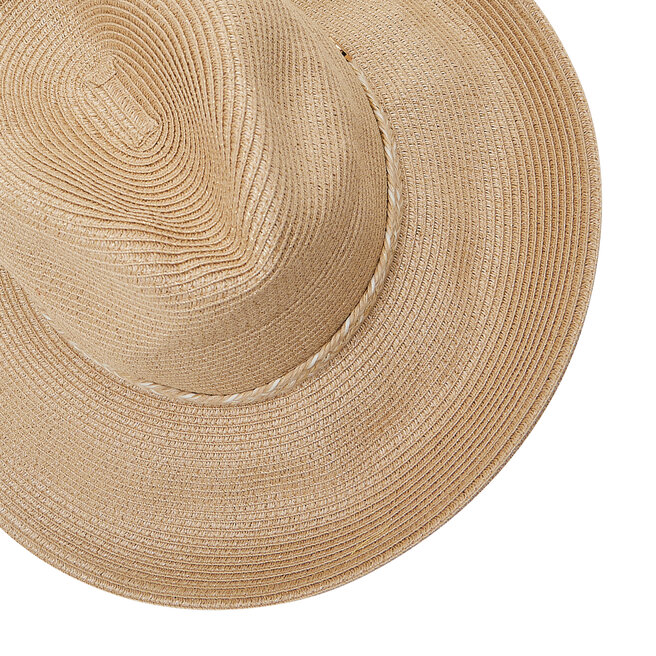 Seafolly Cappello Seafolly Shady Lady Collapsible Fedora 71299-HT Gold