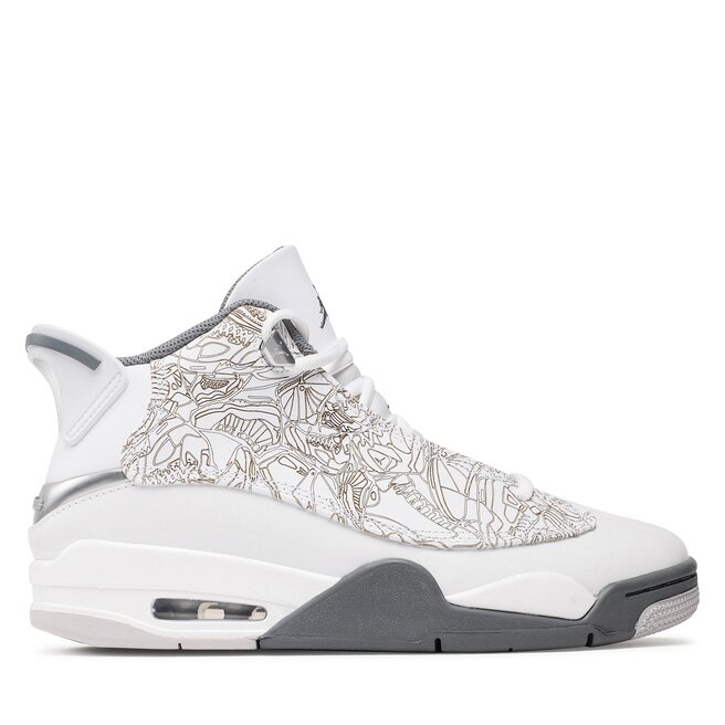 Nike Boty Nike Air Jordan Dub Zero 311046 107 White/Cool Grey
