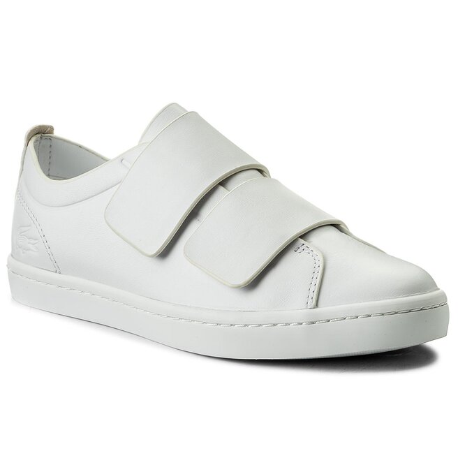 Sneakersy Lacoste Straightset Strap 118 1 Caw 7 35CAW007121G Wht