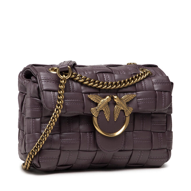 Bolso Pinko Love Mini Puff Weave Cl AI 21 22 PLTT 1P22FY Y7KJ