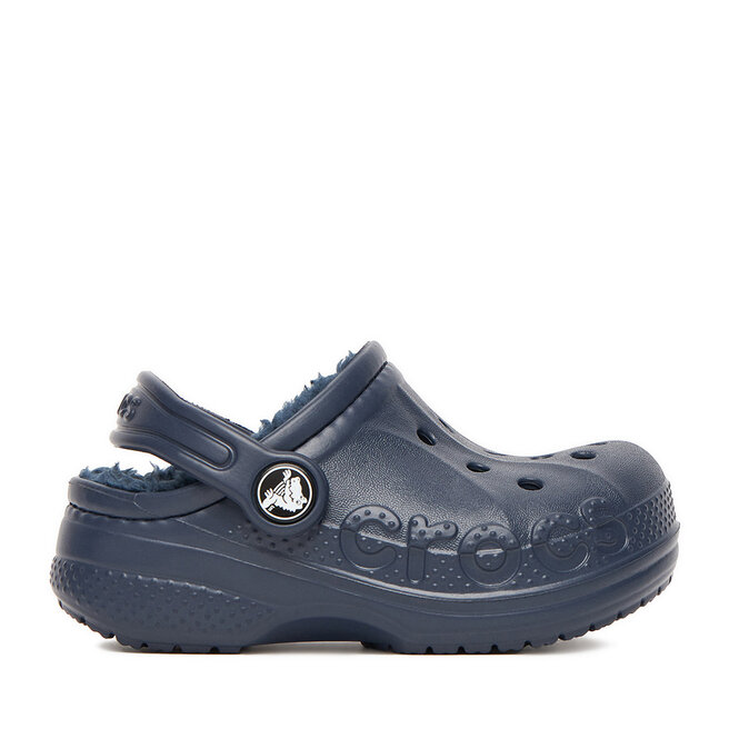 Klapki Crocs C-BAYA LINED CLOG T - Granatowy