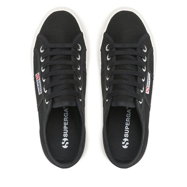 Superga Гуменки Superga 2740 Platform S21384W Black-F Avorio ADK