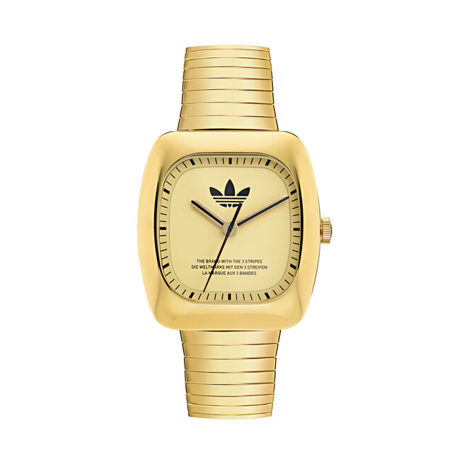 Zegarek adidas Originals Retro Wave One AOSY24024 Złoty -
