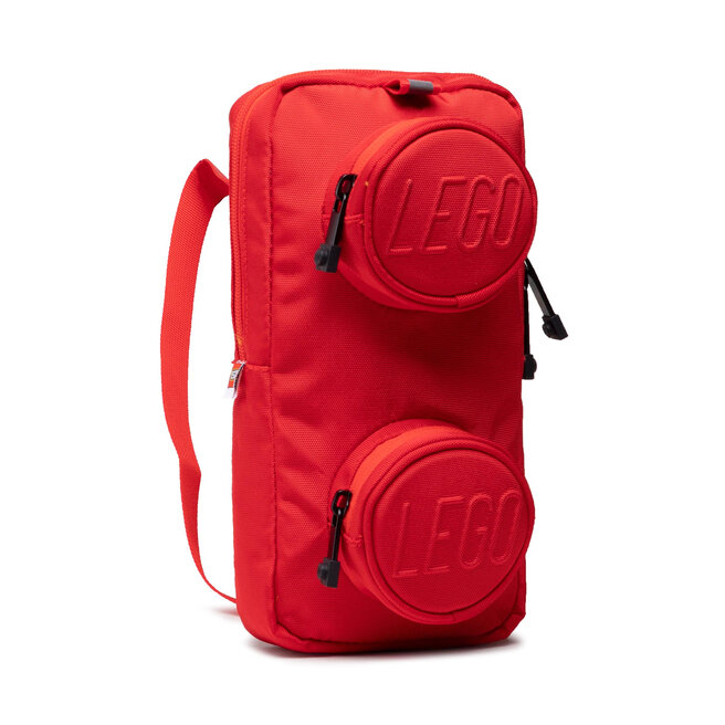LEGO Rucsac LEGO Brick 1x2 Sling Bag 20207-0021 Bright Red