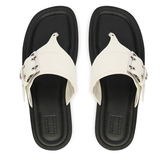 Japonki Tommy Jeans Tjw Buckle Sandal EN0EN02948 Biały -