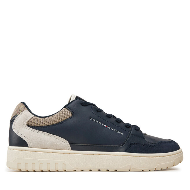 Sneakersy Tommy Hilfiger Th Basket Core - Granatowy