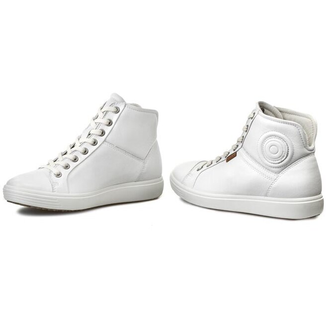 ECCO Sneakersy ECCO Soft 7 Ladies 430023 01007 White
