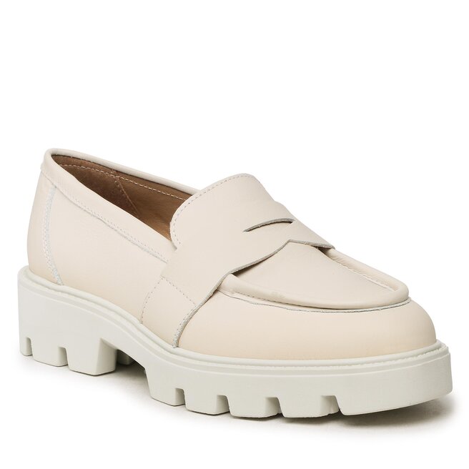 Loafersy Badura - Beżowy