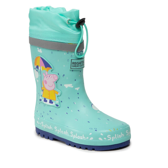 Regatta Gumáky Regatta Peppa Splash Welly RKF713 ArubaBlu Rain