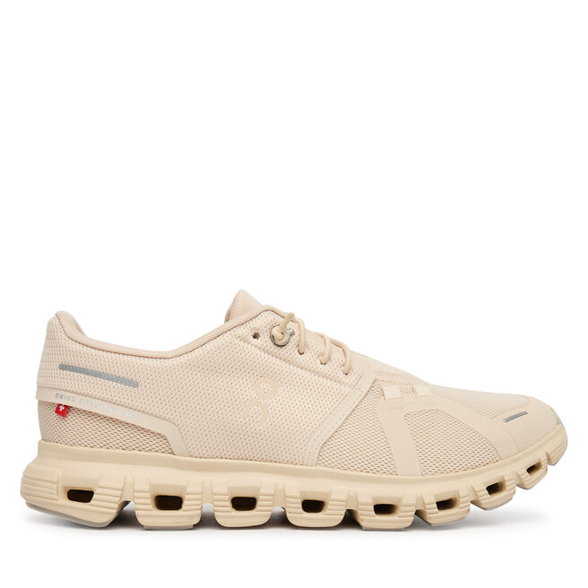 Sneakersy On Cloud 6 3WF10064653 Beżowy - kobiece