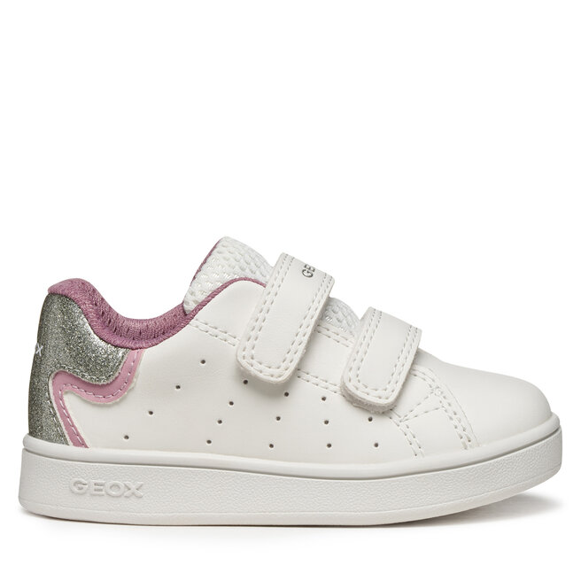 Sneakersy Geox B Eclyper B365MA 0BCKC C0674 Biały - dziewczęce