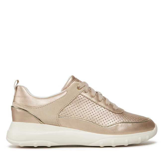 Sneakersy Geox D Alleniee D35LPB 0AJ22 - Złoty