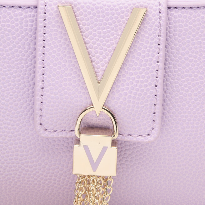 VALENTINO Damen Divina Tasche | Pochette Aus Kunstleder In Rosa-Gold (VBS1R419G)