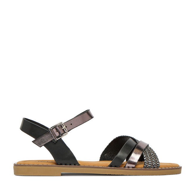 Sandały JENNY CEO-M-F9011-YLD Czarny - kobiece