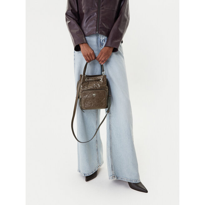 Torebka PINKO Cargo Bucket Al 25-26 PLTT 105112 A2JC Brązowy -