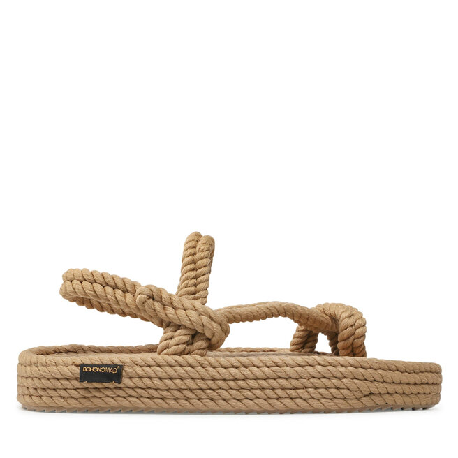 Bohonomad Sandalen Bohonomad Hawaii Platform Sandal HAW.0012.PRS Beige