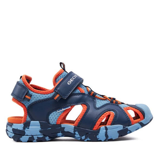 Sandały Geox J Borealis Boy J450RC 014BU - D Niebieski