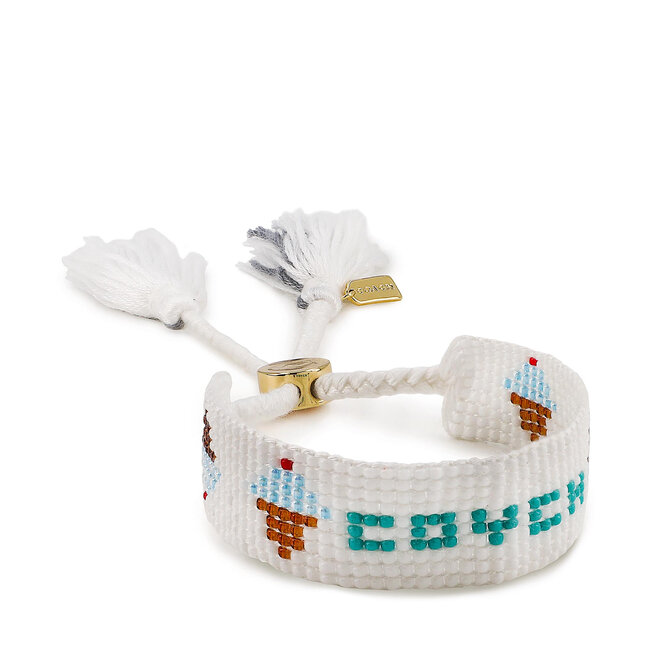 Bransoletka Coach Ice Cream Bead Brc - Biały