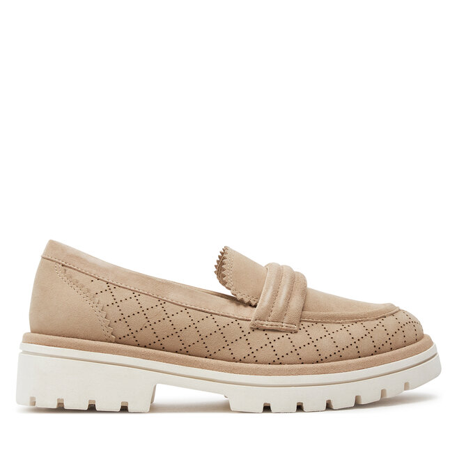 Loafersy Caprice - Beżowy