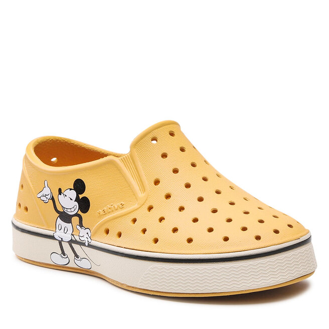 Πάνινα παπούτσια Native Miles Print 151121017413 Wheat YellowBone WhitePrevintage Mickey
