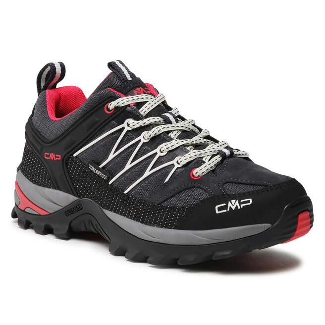 Παπούτσια πεζοπορίας CMP Rigel Low Wmn Trekking Shoe Wp 3Q54456 Antracite/Off White 76UC