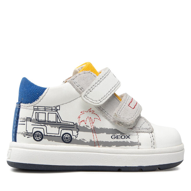 Geox Laisvalaikio batai Geox B Biglia B. D B044DD 08520 C0592 White/Yellow