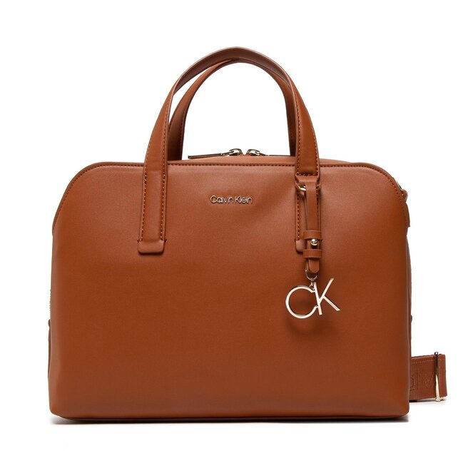 Geantă Calvin Klein Ck Must Tote K60K609872 Cognac HJJ