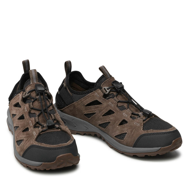 Jack Wolfskin Trekingová obuv Jack Wolfskin Woodland 2 Hybrid Low M 4051301 Brown/Phantom