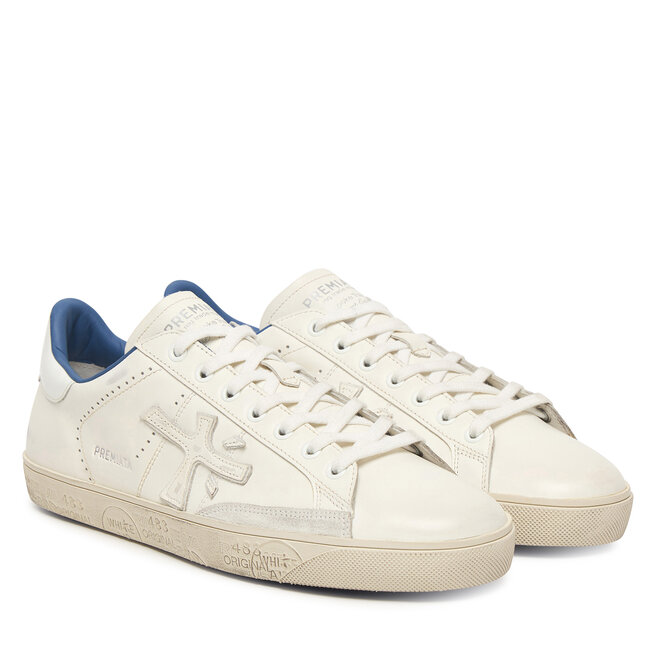 Sneakersy Premiata Steven Var 6652 Biały - męskie