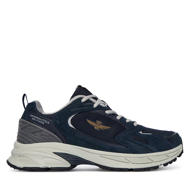 Sneakersy Aeronautica Militare 262SC0301UCT03500 Granatowy