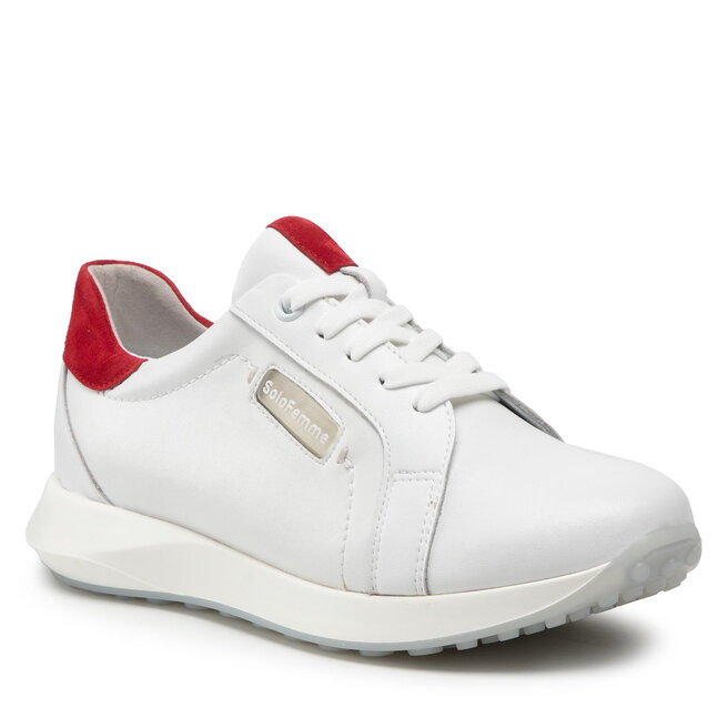 Solo Femme Sneakers Solo Femme 10102-01-N01/I75-03-00 Biały/Czerwony