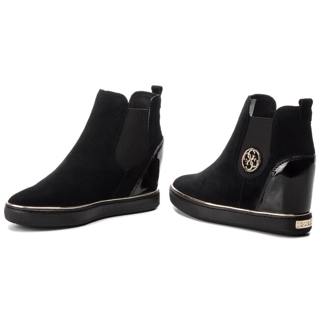 Guess Polokozačky Guess Freda FLFRE3 SUE12 BLACK