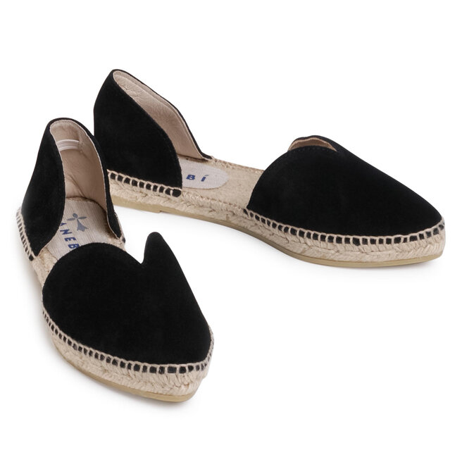 Manebi Alpargatas Manebi Open-Side Flats K 1.0 O0 Black 1