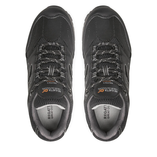 Regatta Scarpe da trekking Regatta Holcombe Lep Low Jnr RKF572 Nlack/Granit 9V8