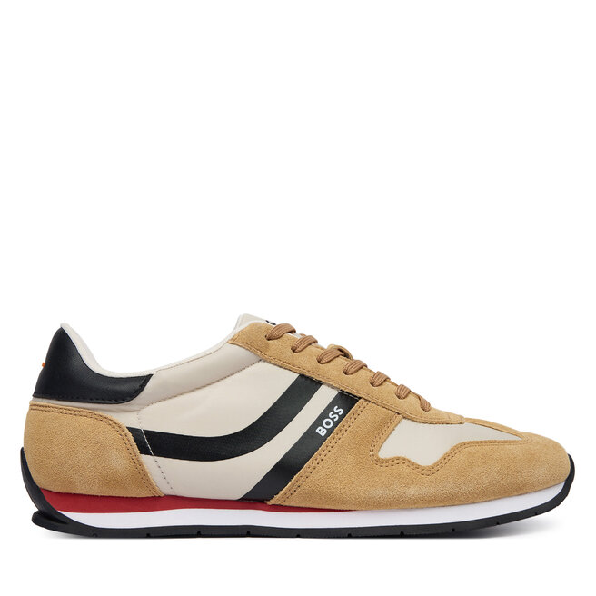 Sneakersy BOSS Levon 50562619 Beżowy - męskie