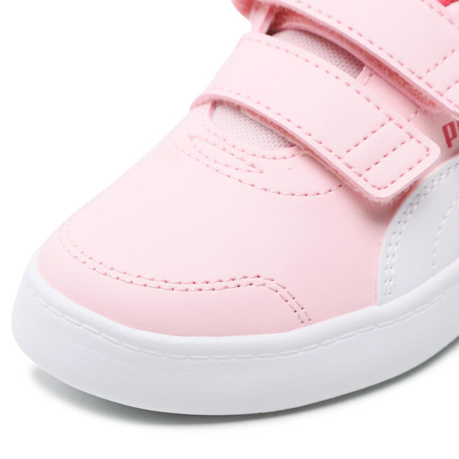 Puma Сникърси Puma Courtflex V2 V Ps 371543 25 Almond Blossom/Puma White
