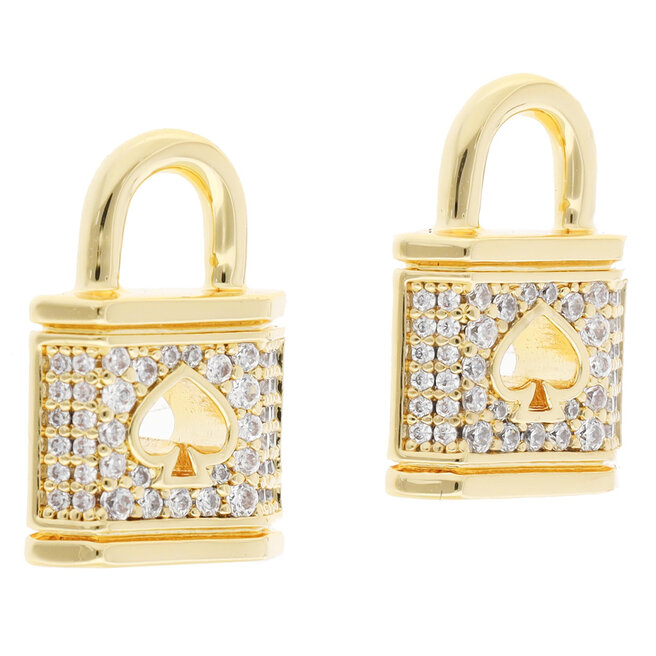 Kate Spade Fülbevaló Kate Spade Lock And Spade K9466 Gold 700