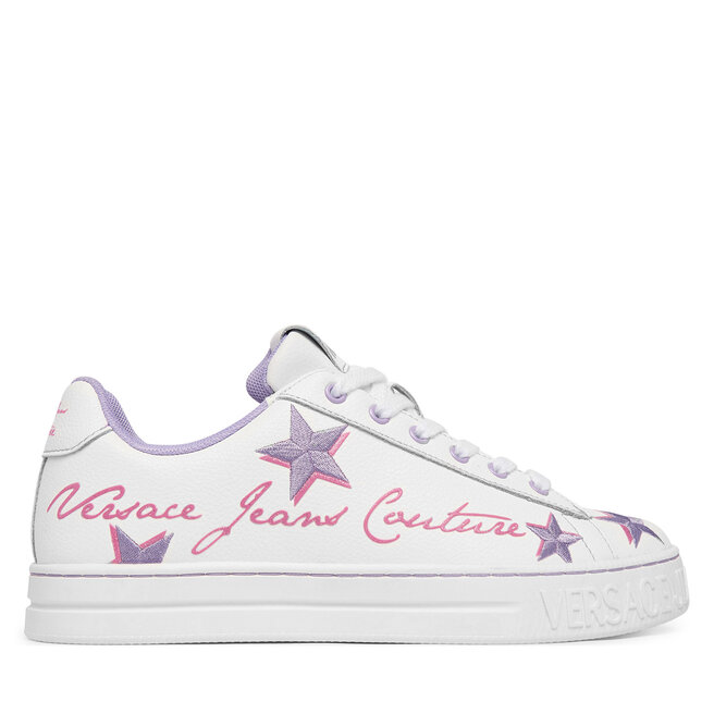 Sneakersy Versace Jeans Couture 80VA3SK4 ZPB74 MD7 Biały - kobiece