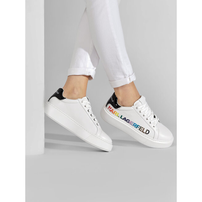 KARL LAGERFELD Sneakers KARL LAGERFELD KL62226 White Lthr w/Multi