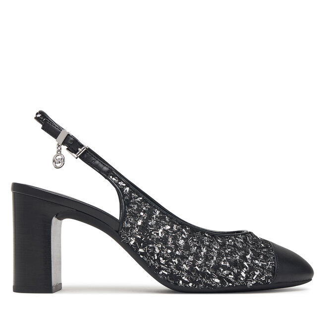 Botki MICHAEL Michael Kors Piper Flex Sling Pump 40F6PIMP1D Czarny