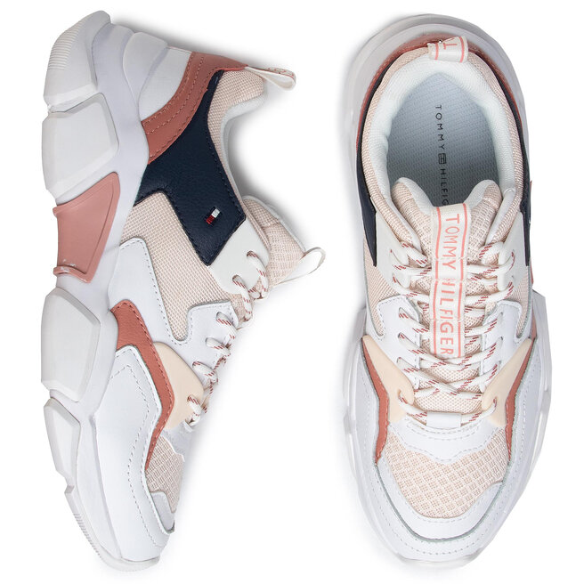 Tommy hilfiger chunky sneaker brick rose clearance