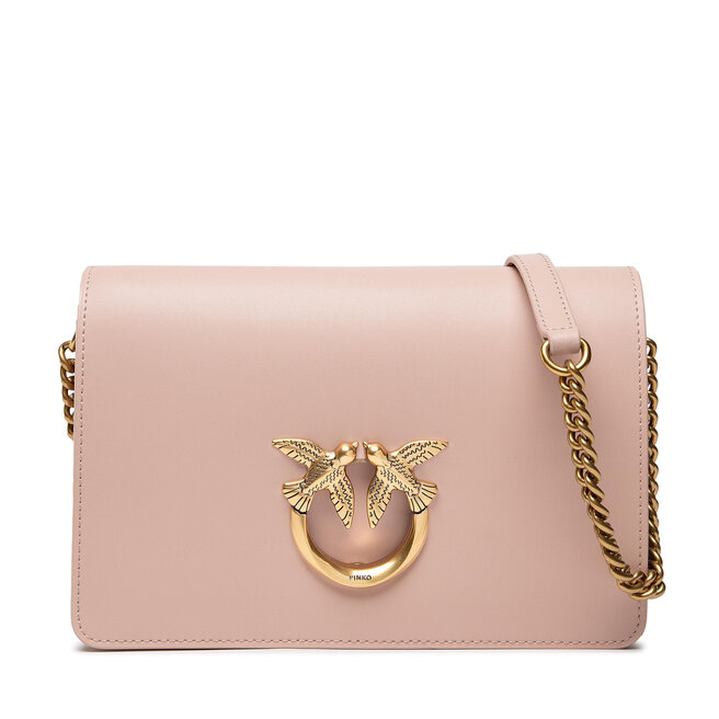 Borsa Pinko love icon simply jewels 2 cl. mini tracolla 1P22JL Y7SP O81Q  cipria – Buonocore Borse