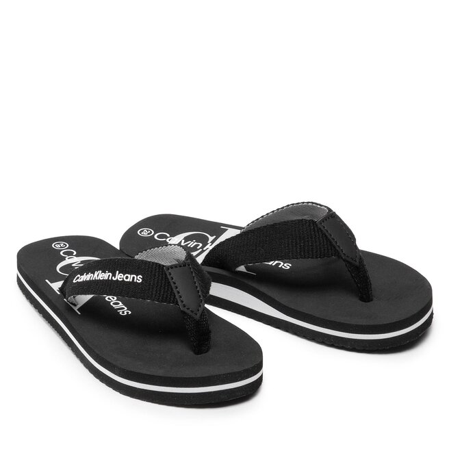 Calvin Klein Jeans Flip-flops Calvin Klein Jeans Logo Print Flip Flop V3B8-80155-0058 M Black 999