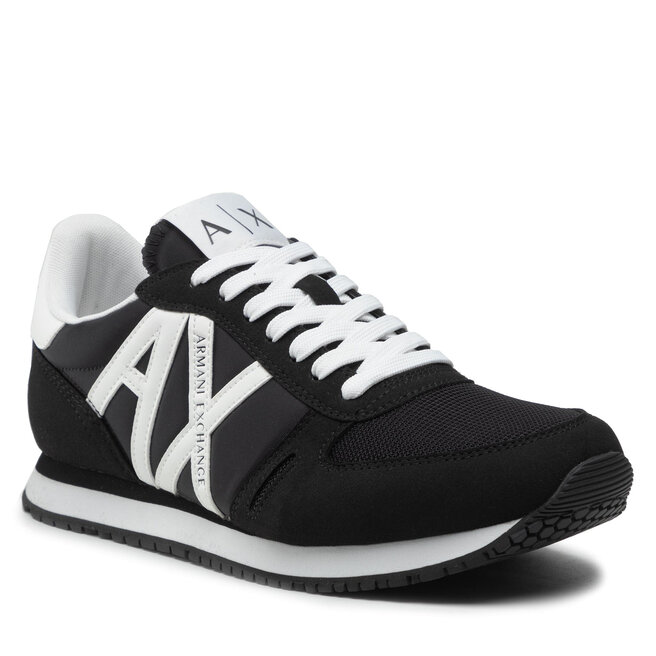 Sneakers Armani Exchange XUX017 XCC68 K489 Black/White Armani imagine noua