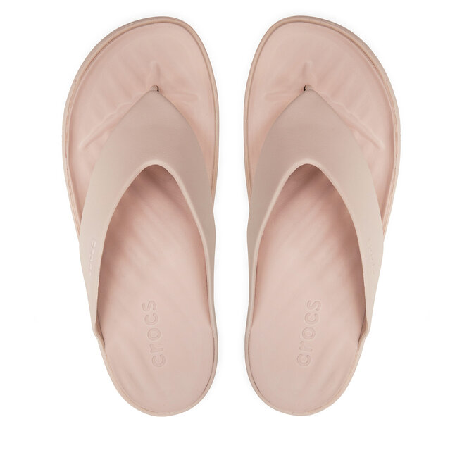 Japonki Crocs - Beżowy